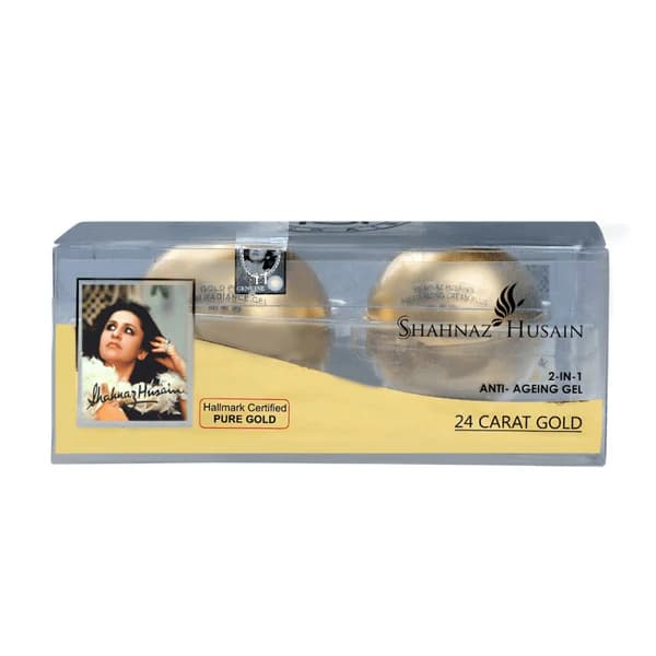 SHAHNAZ HUSAIN GOLD GEL+MOISTURISING CREAM
