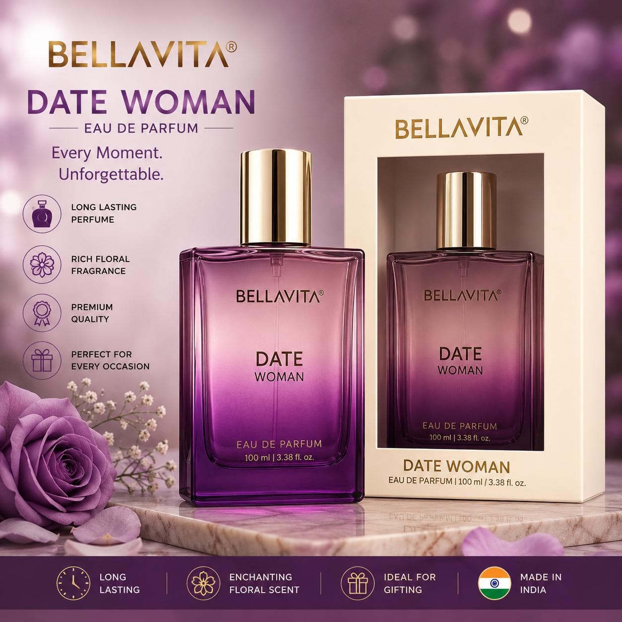 BELLAVITA DATE WOMAN PARFUM 100ml