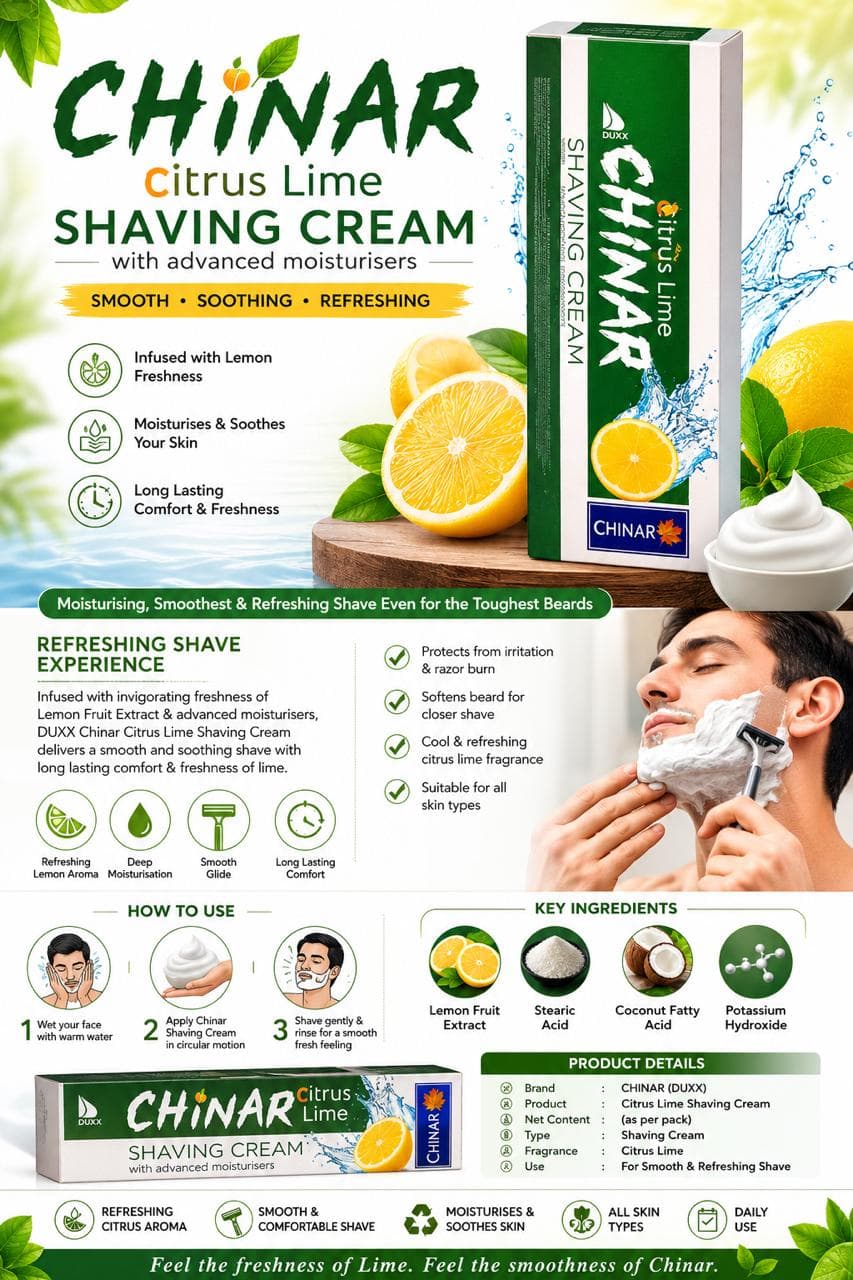 CHINAR SHAVING CREAM 120g