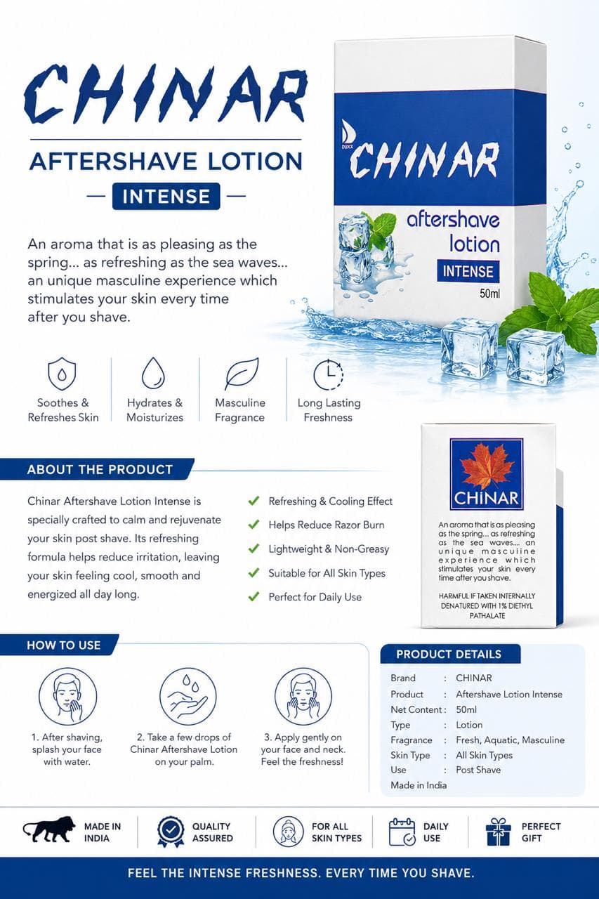 CHINAR AFTERSHAVE LOTION 50ml