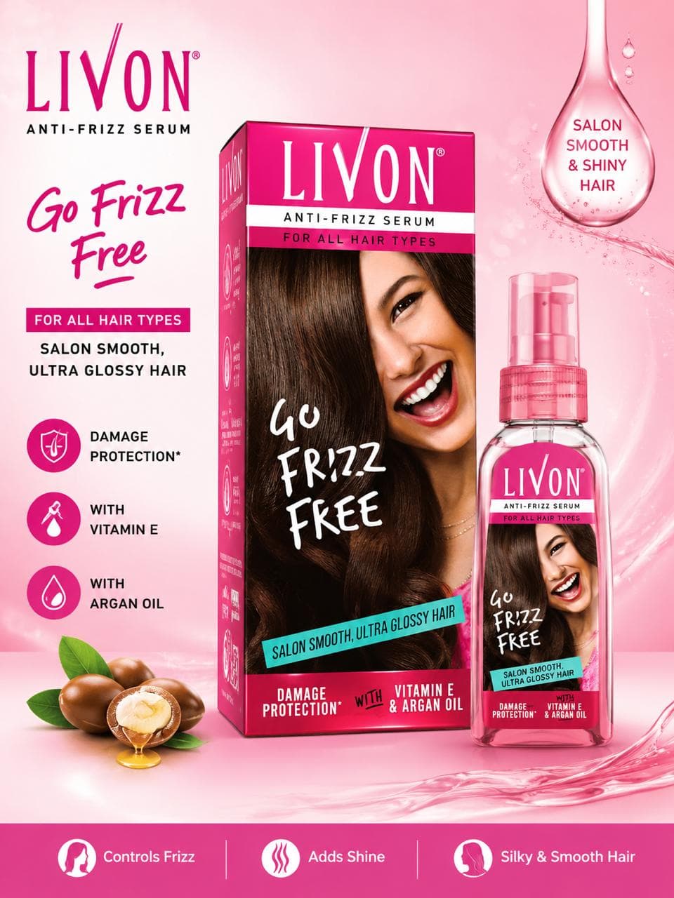 LIVON ANTI-FRIZZ SERUM 45ml