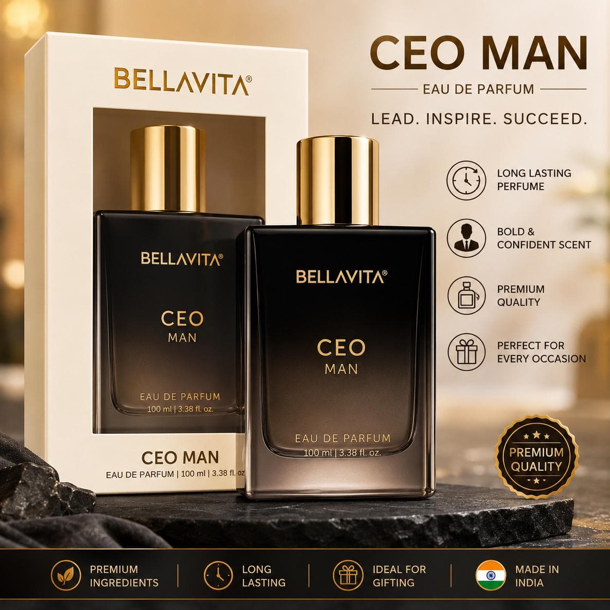 BELLAVITA WHITE OUD PARFUM 100ml