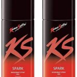 Kama Sutra Spark Deodorant Spray for Men, 150 ml (Pack of 2)