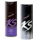 KamaSutra Deodorant Body Spray For Men, 150 ml - (Dare-Rush) Pack of 2