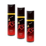 Kama Sutra Spark Deodorants for Men, 260 ml (Pack of 3)